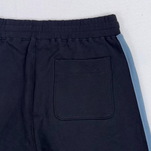 NWOT American Giant Colorblock Sweatshort Men's Medium Black Blue USA - Picture 5 of 11